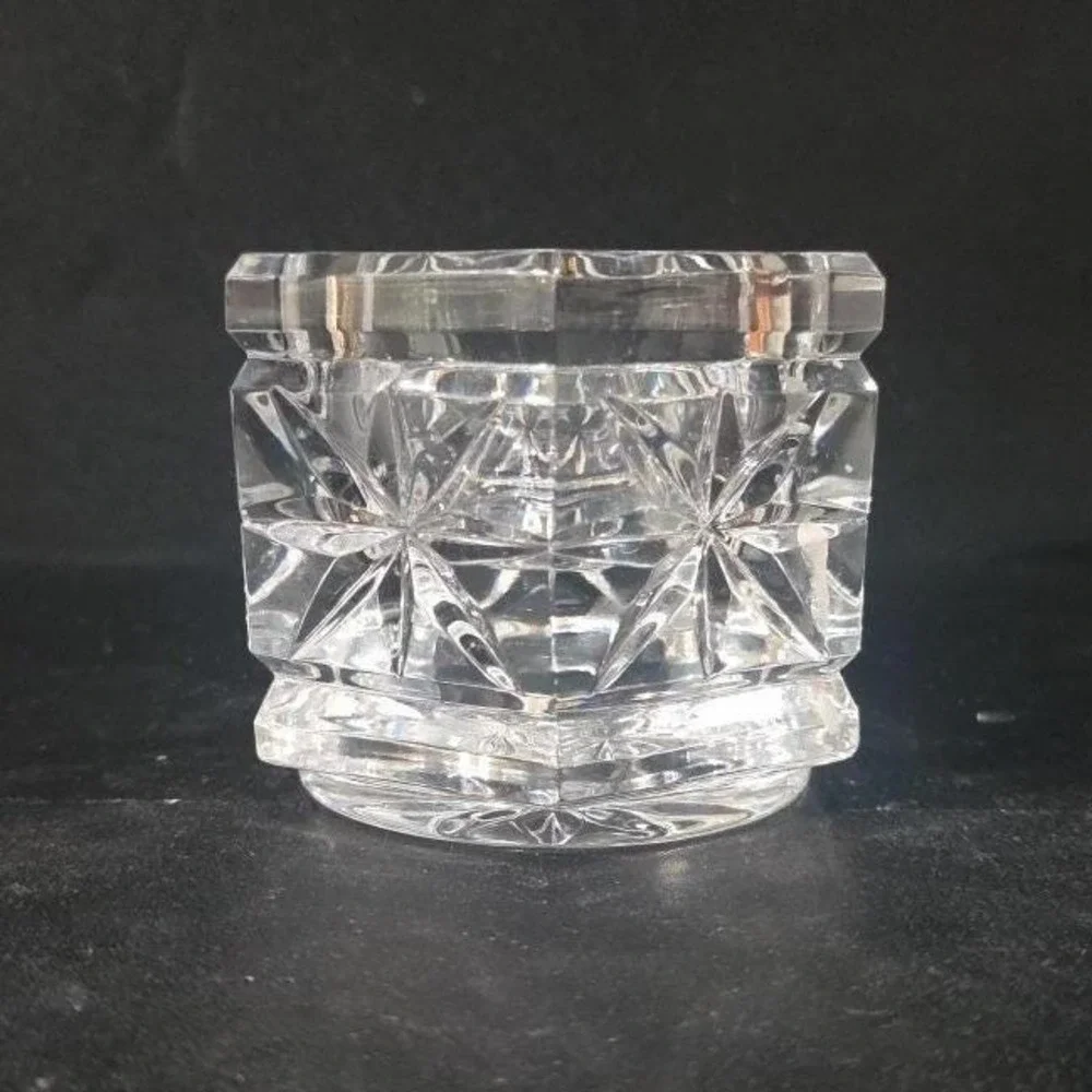 Hexagonal Glass Tealight Candle Holder, Heavyweight Votive, Replacement‎ Decor